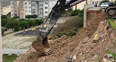 Levent Mahallesi’nde İstinat Duvarı Yenileniyor
