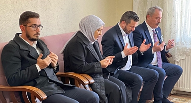 Mehmet Aydemir'den ve Şahin Tin'den taziye ziyareti