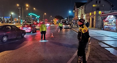 Yılbaşı Gecesi 72 Sürücüye 63 Bin Lira Cezası Kesildi  