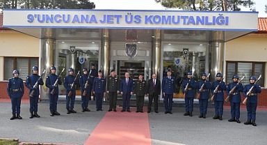 9. Ana Jet Üs Komutanlığı'nın Önemli Konukları Vardı