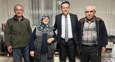 Altıeylül Belediye Başkan Adayı Mesut Eray, Şehit Ailesini Ziyaret Etti