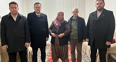 Altıeylül Belediye Başkan Adayı Mesut Eray, Şehit Bahattin Duman'ın Ailesini Ziyaret Etti