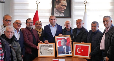 Ayvalık'ta Ali Çetinkaya Mahallesi Sakinleri, Belediye Başkanı Mesut Ergin'i Ziyaret Etti