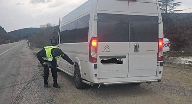 Balıkesir Jandarma Komutanlığı'ndan Servis Denetimi