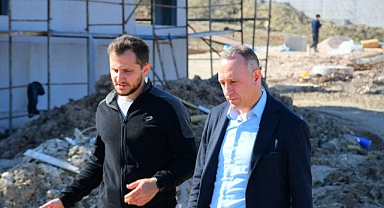 Bandırma'ya Yeni Yurt İnşaatı İncelendi