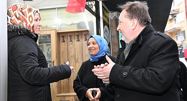 Başkan Orkan, Hisariçi Mahallesi'ndeki Esnafları Ziyaret Etti