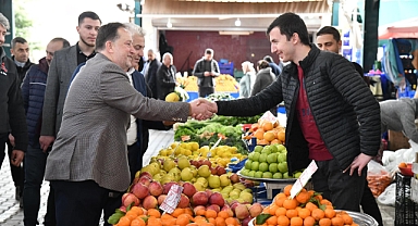 Başkan Orkan Pazar Esnafıyla Buluştu