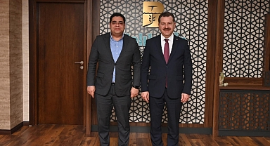 Başkan Yılmaz'a Nezaket Ziyaretleri