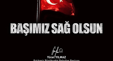 Başkan Yılmaz’dan Şehidimiz İçin Başsağlığı Mesajı 