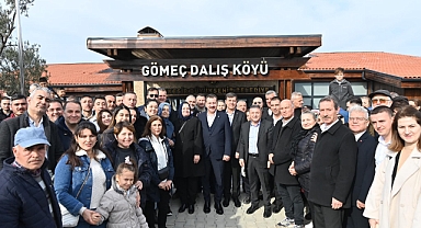 Başkan Yücel Yılmaz'dan Gömeç Dalış Köyünde