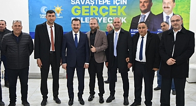 Başkan Yücel Yılmaz, Savaştepe İlçe Teşkilatı İle Buluştu