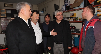 Belediye Başkanı Cengiz ve Milletvekili Canbey, Esnaf ve Vatandaşlarla Bir Araya Geldi