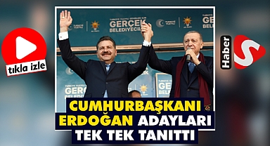 Cumhurbaşkanı Erdoğan Adayları Tek Tek Tanıttı