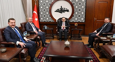 Denizli Milletvekili Şahin Tin Vali Ustaoğlu'nu Ziyaret Etti