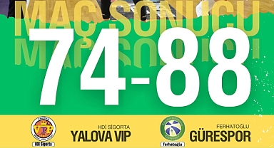 Gürespor Deplasmanda Yalova VIP'i 88-74 Mağlup Etti