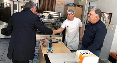 Kepsut Belediye Başkanı İsmail Cankul, Esnafları Ziyaret Ederek İstişarelerde Bulundu