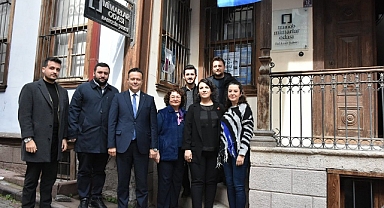 Altıeylül Belediye Başkan Adayı Mesut Eray, Mimarlar Odası'nı Ziyaret Etti