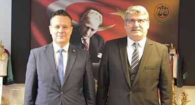 Mesut Eray, Balıkesir Barosu'nu Ziyaret Etti