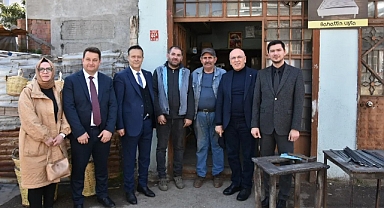 Mesut Eray, Marangozlar Sitesi ve Ağır Sanayi Bölgesi’ndeki Esnafları Ziyaret Etti