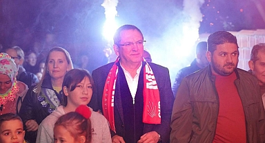 Üçkabaağaç’ta Başkan Ergin Coşkuyla Karşılandı