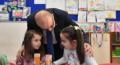 Balıkesir Valisi İsmail Ustaoğlu, Sabiha Gökçen Anaokulu’nu Ziyaret Etti