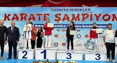 Balıkesirli Minik Karateciler Türkiye Şampiyonasında Başarıya Ulaştı