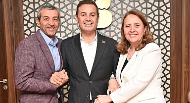 Başkan Akın, Ankara Milletvekili Semra Dinçer ve Eşi Gazi Dinçer'i Ağırladı