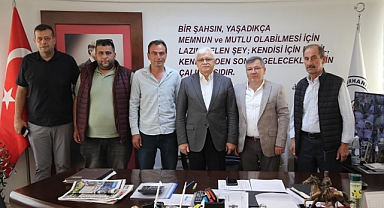 Başkan Deveciler, Ziraat Odası Başkanı Karaaslan ve Yönetim Kurulu Üyelerini Ağırladı