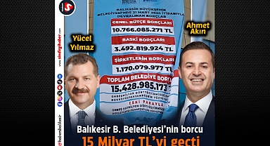 Belediye'nin Borcu 15 Milyar Tl’yi Aştı