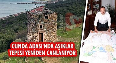 Cunda Adası'nda Aşıklar Tepesi Yeniden Canlanıyor