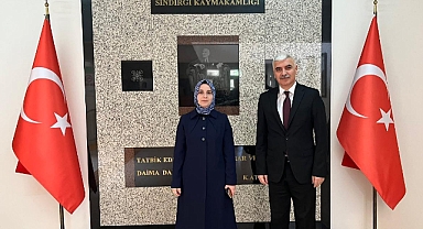 İl Emniyet Müdürü Yiğit, Sındırgı Kaymakamı Özay'ı Ziyaret Etti