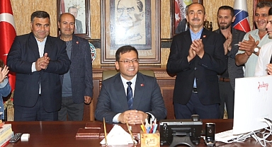 Serkan Sak:”İlçemizi Daha İleriye Taşımak İçin Var Gücümüzle Çalışacağız”