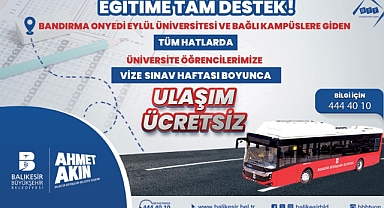 Vize Haftasında Ücretsiz Ulaşım
