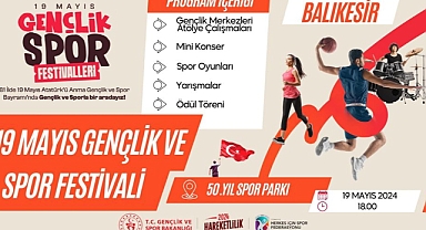 Balıkesir'de 19 Mayıs Gençlik Spor Festivalleri Başlıyor