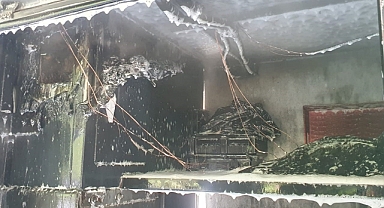 Balıkesir'de Yolcu Otobüsünde Yangın Paniği