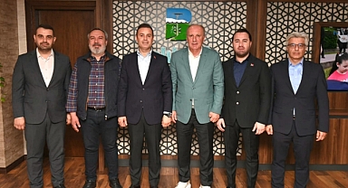 Başkan Akın’a İnce Ziyaret