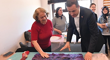 Başkan Akın, BALMEK Kurslarını Ziyaret Etti