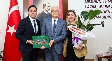 Denizbank Heyetinden Başkan Deveciler'e Nezaket Ziyareti