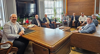 Esnaf ve Sanatkarlar Odaları Birliği'nden İvrindi Belediye Başkanı'na Ziyaret