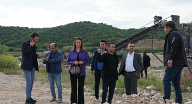 Sındırgı Belediye Başkanı, Taş Ocağını Ziyaret Etti