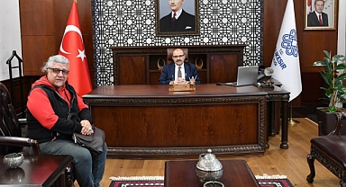 Tiyatro Sanatçısı Metin Karaman’dan Vali Ustaoğlu'na Ziyaret