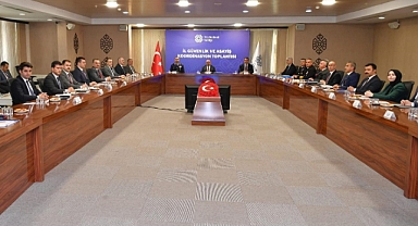 Vali Ustaoğlu Başkanlığında İl Güvenlik Toplantısı Yapıldı