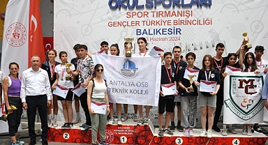 Balıkesir'de Okul Sporları Tırmanma Yarışması Sonuçlandı