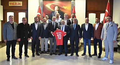 Balıkesirspor’un Yeni Başkanı Abdullah Bekki'den Vali Ustaoğlu’na Ziyaret