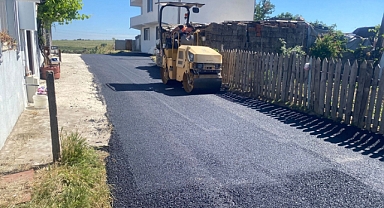 Bandırma Belediyesi Yeni Mahalle'de Asfalt Çalışmalarına Başladı