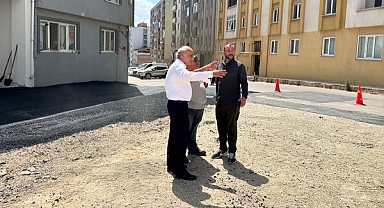 Cemal Adıgüzel Asfalt Çalışmalarını İnceledi