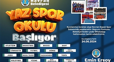 Havran'da Yaz Spor Okulu Coşkusu Başlıyor!