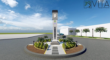 İvrindi'deki Saat Kulesi Kavşağı Yeni Peyzaj Çalışması ile Güzelleşiyor