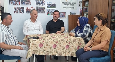 MHP'li Ekrem Gökay Yüksel'den Erdek Engelliler Derneği'ne Ziyaret