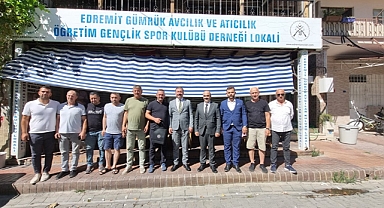 MHP'li Yüksel'den Edremit Gümrük Avcılık ve Atıcılık Derneği'ne Ziyaret